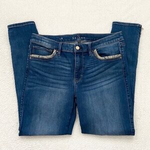 White House Black Market Mid Rise The Skinny Ankle Jeans